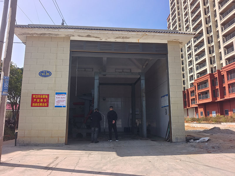 側翻式垃圾壓縮中轉站改造項目